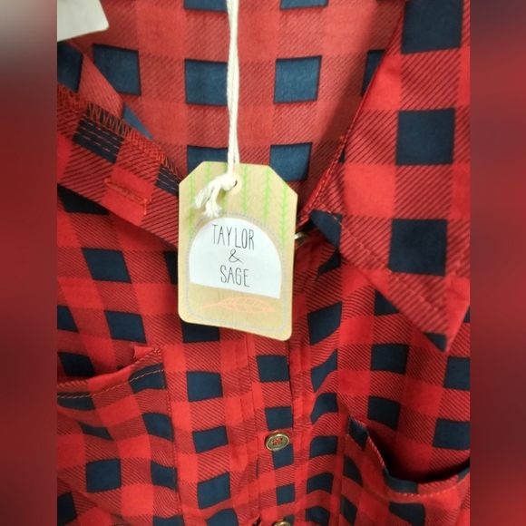 NWT Taylor & Sage plaid sleeveless dress - Picture 4 of 5